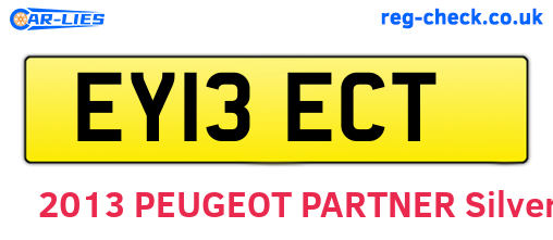 EY13ECT are the vehicle registration plates.