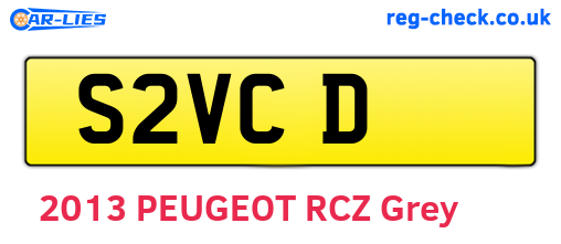 S2VCD are the vehicle registration plates.