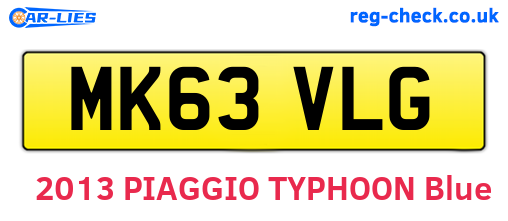 MK63VLG are the vehicle registration plates.