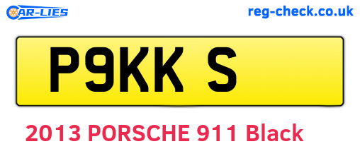 P9KKS are the vehicle registration plates.
