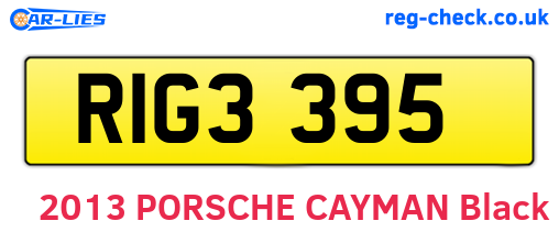 RIG3395 are the vehicle registration plates.