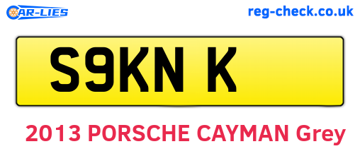 S9KNK are the vehicle registration plates.