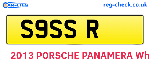 S9SSR are the vehicle registration plates.