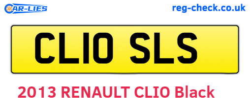 CL10SLS are the vehicle registration plates.
