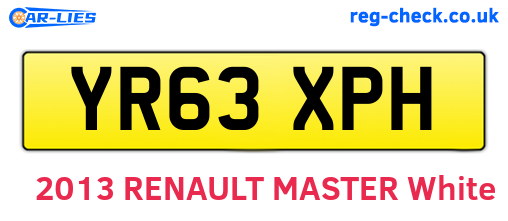 YR63XPH are the vehicle registration plates.
