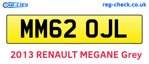 MM62OJL are the vehicle registration plates.