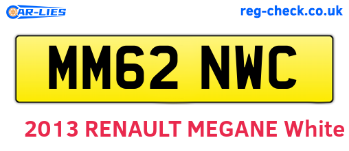 MM62NWC are the vehicle registration plates.