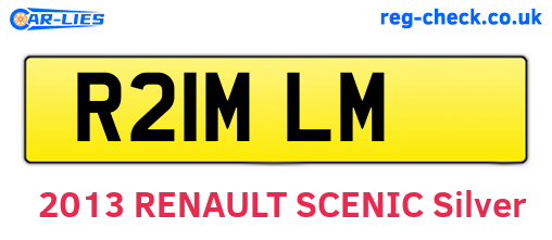 R21MLM are the vehicle registration plates.