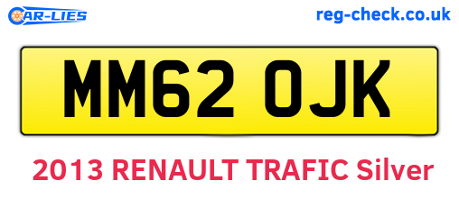 MM62OJK are the vehicle registration plates.