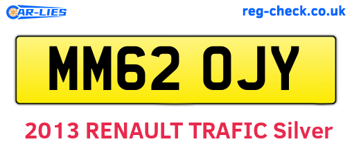 MM62OJY are the vehicle registration plates.