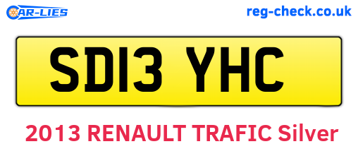 SD13YHC are the vehicle registration plates.