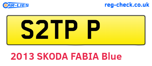 S2TPP are the vehicle registration plates.
