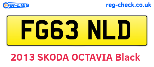 FG63NLD are the vehicle registration plates.