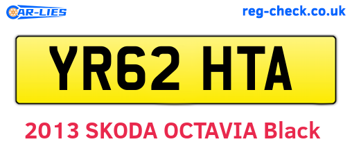 YR62HTA are the vehicle registration plates.