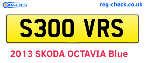 S300VRS are the vehicle registration plates.