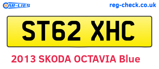 ST62XHC are the vehicle registration plates.