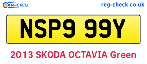 NSP999Y are the vehicle registration plates.