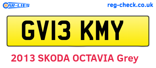 GV13KMY are the vehicle registration plates.