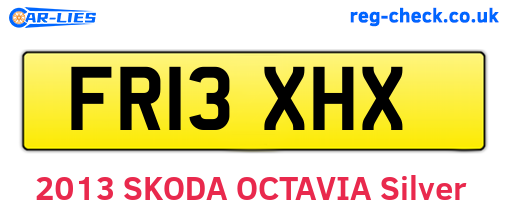 FR13XHX are the vehicle registration plates.