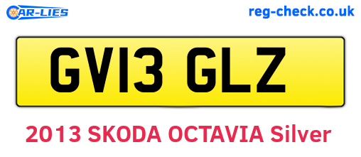GV13GLZ are the vehicle registration plates.