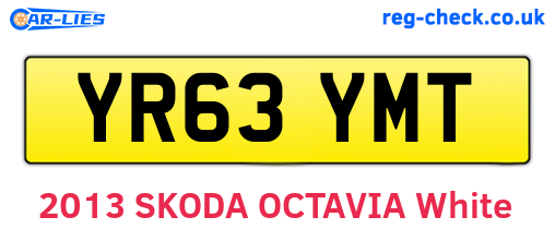 YR63YMT are the vehicle registration plates.