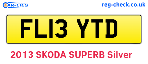 FL13YTD are the vehicle registration plates.