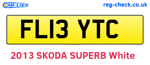 FL13YTC are the vehicle registration plates.