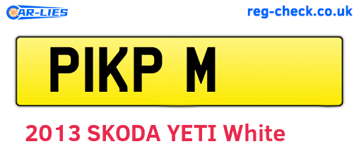 P1KPM are the vehicle registration plates.