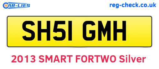 SH51GMH are the vehicle registration plates.