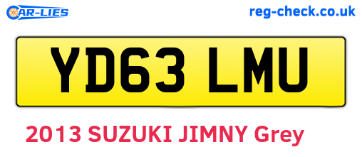 YD63LMU are the vehicle registration plates.