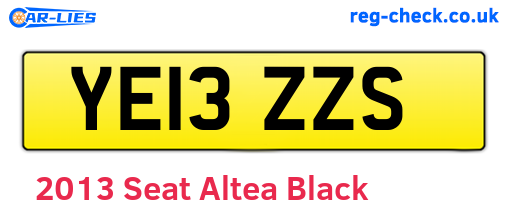 Black 2013 Seat Altea (YE13ZZS)