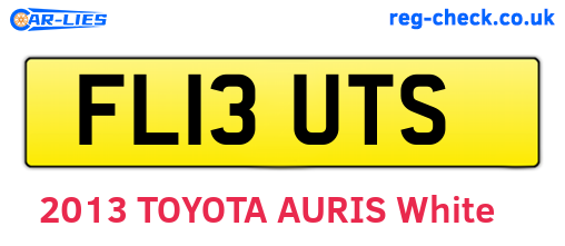 FL13UTS are the vehicle registration plates.