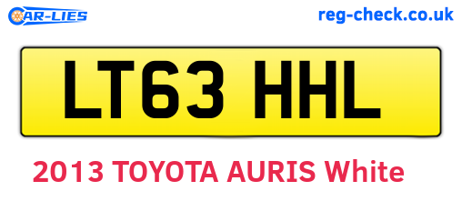 LT63HHL are the vehicle registration plates.