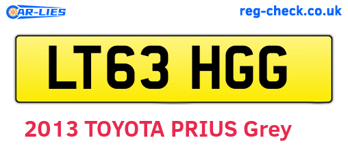 LT63HGG are the vehicle registration plates.