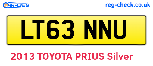 LT63NNU are the vehicle registration plates.