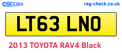 LT63LNO are the vehicle registration plates.