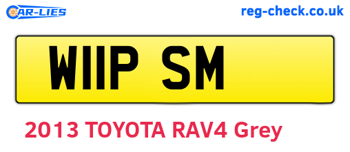W11PSM are the vehicle registration plates.