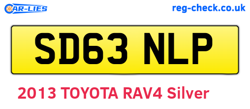 SD63NLP are the vehicle registration plates.