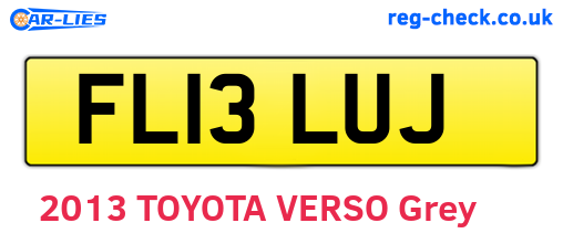 FL13LUJ are the vehicle registration plates.