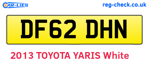 DF62DHN are the vehicle registration plates.
