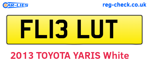 FL13LUT are the vehicle registration plates.
