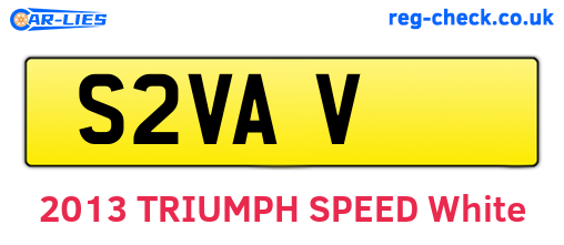 S2VAV are the vehicle registration plates.