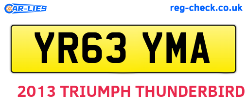 YR63YMA are the vehicle registration plates.