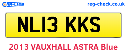 NL13KKS are the vehicle registration plates.