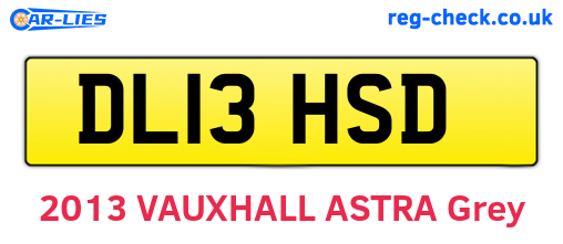 DL13HSD are the vehicle registration plates.
