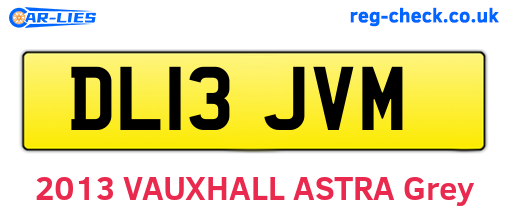 DL13JVM are the vehicle registration plates.