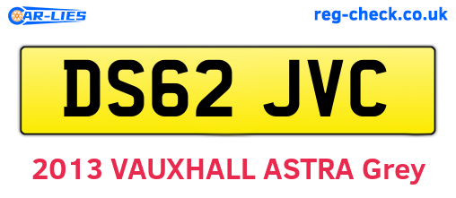 DS62JVC are the vehicle registration plates.
