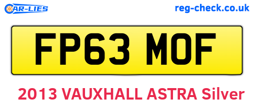 FP63MOF are the vehicle registration plates.