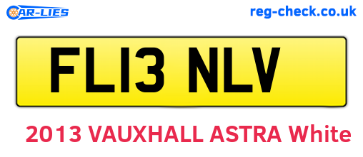 FL13NLV are the vehicle registration plates.