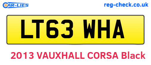 LT63WHA are the vehicle registration plates.